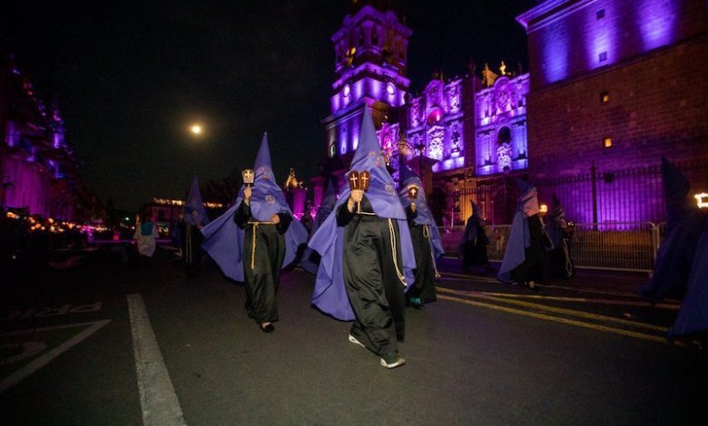 Morelia Procesión del Silencio. Foto de Internet
