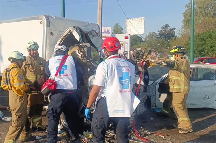 Junior provoca accidente que deja un hombre fallecido