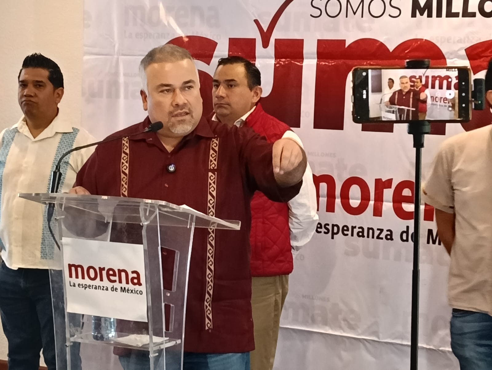 “En Morena no hay arrogancia ni soberbia”, dice dirigente.