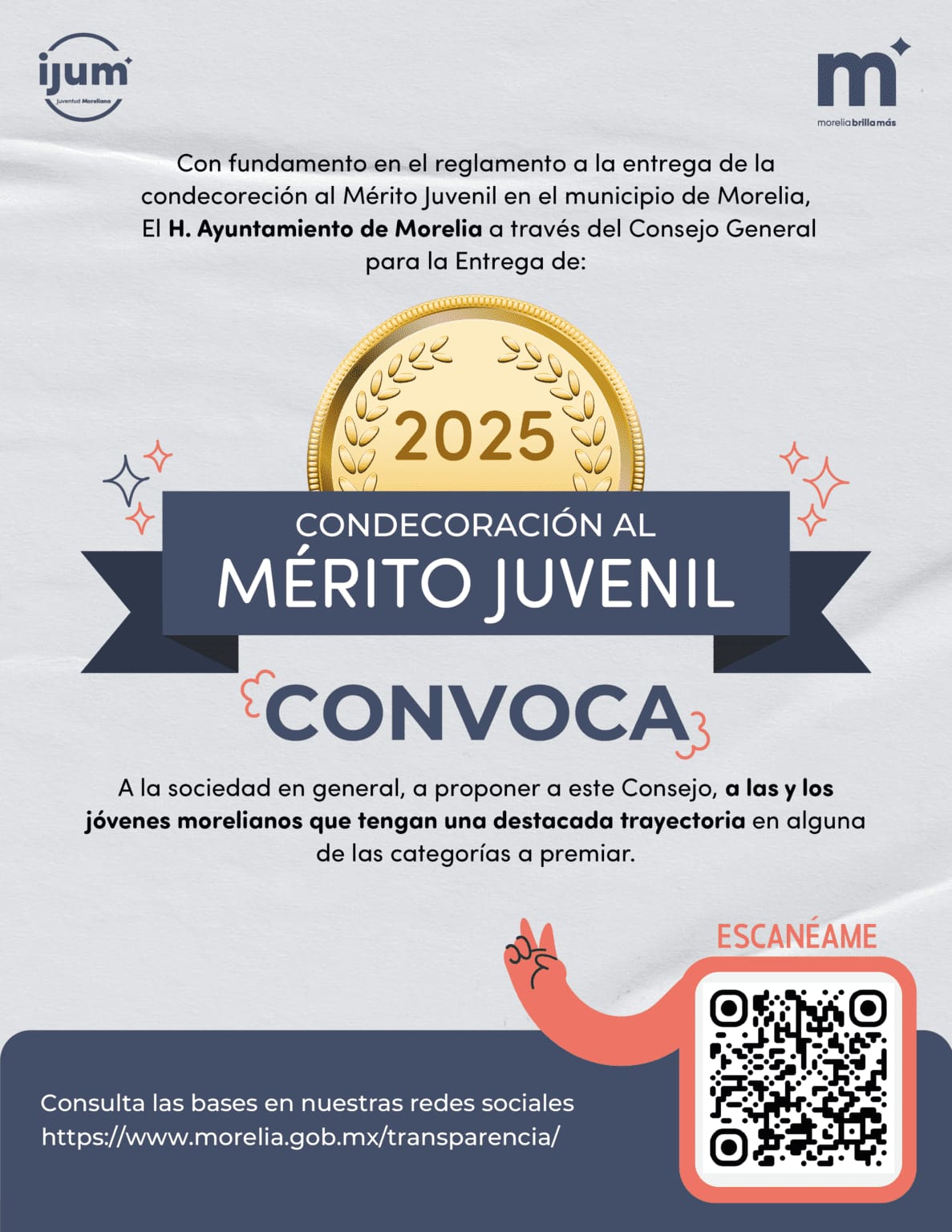 Gobierno de Morelia premiará a jóvenes destacados