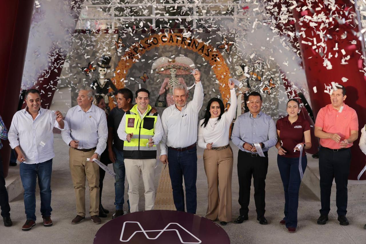 Inauguran Paso Catrinas, al poniente de Morelia