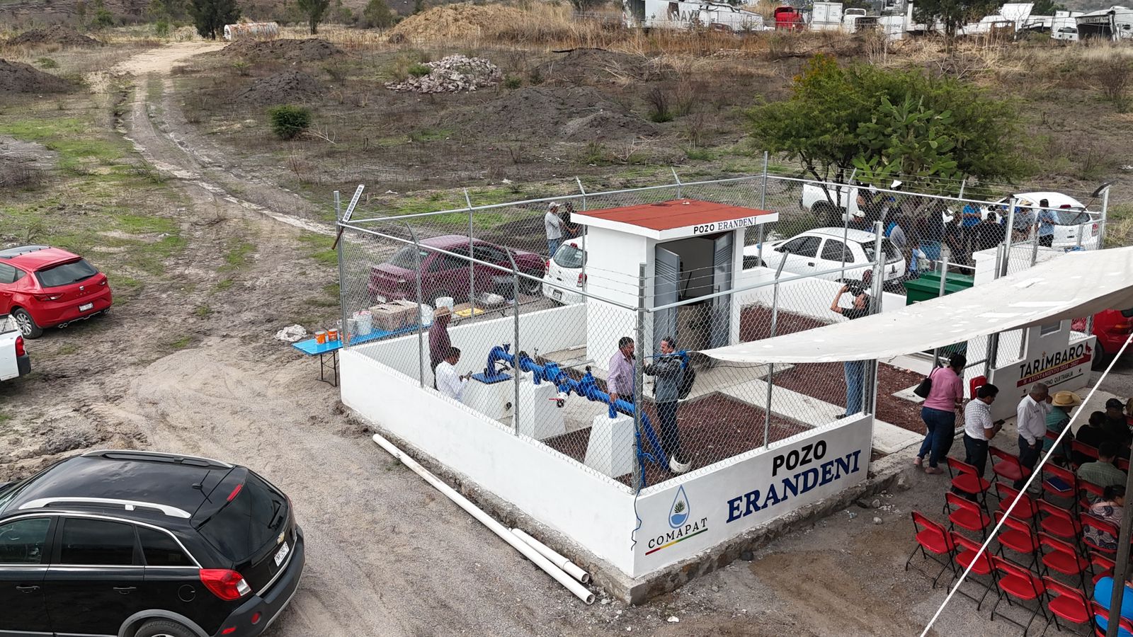 Gobierno de Tarímbaro entrega Pozo de Agua en Erandeni