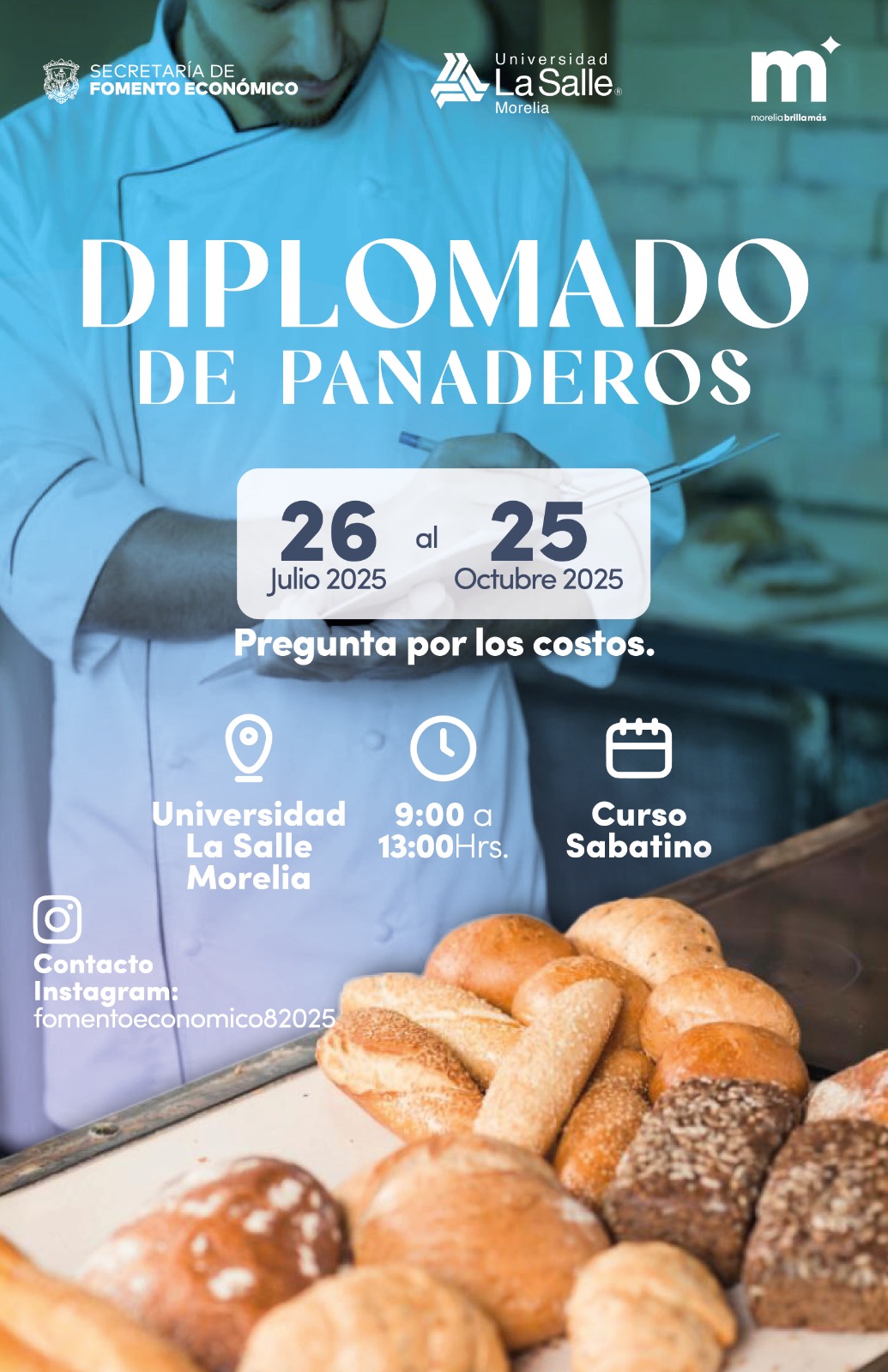 SEFECO invita a fortalecer habilidades con “Diplomado de Panaderos”