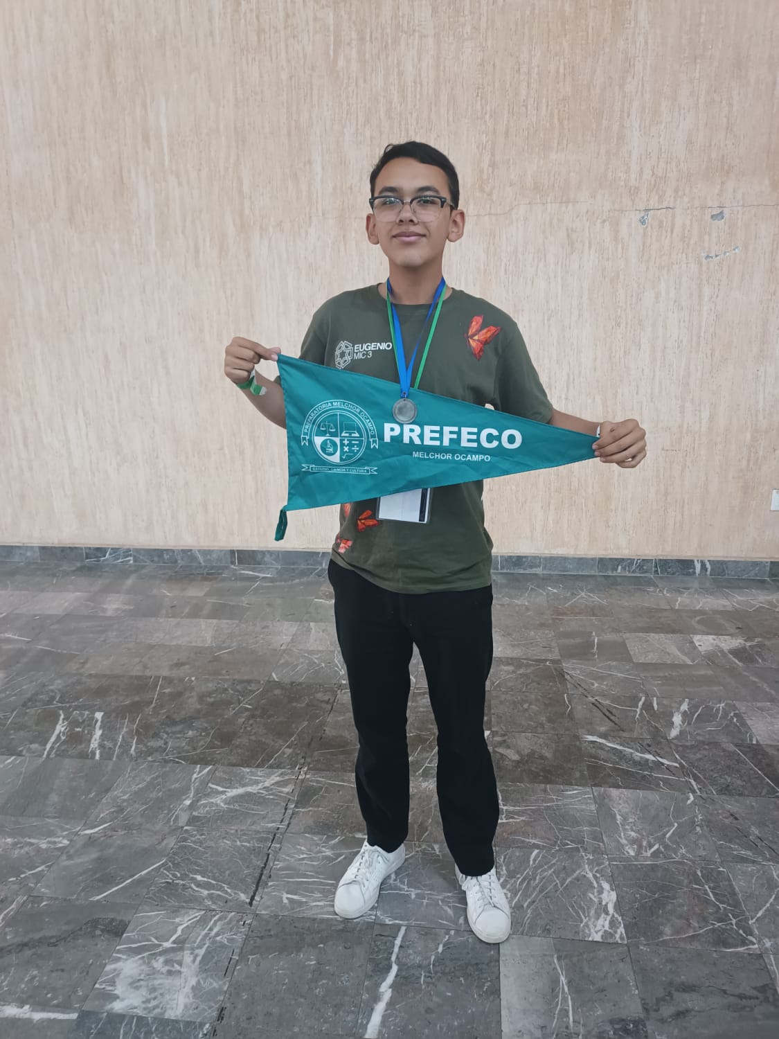 Alumno de la PREFECO “Melchor Ocampo” gana medalla de plata en la Olimpiada Mexicana de Matemáticas