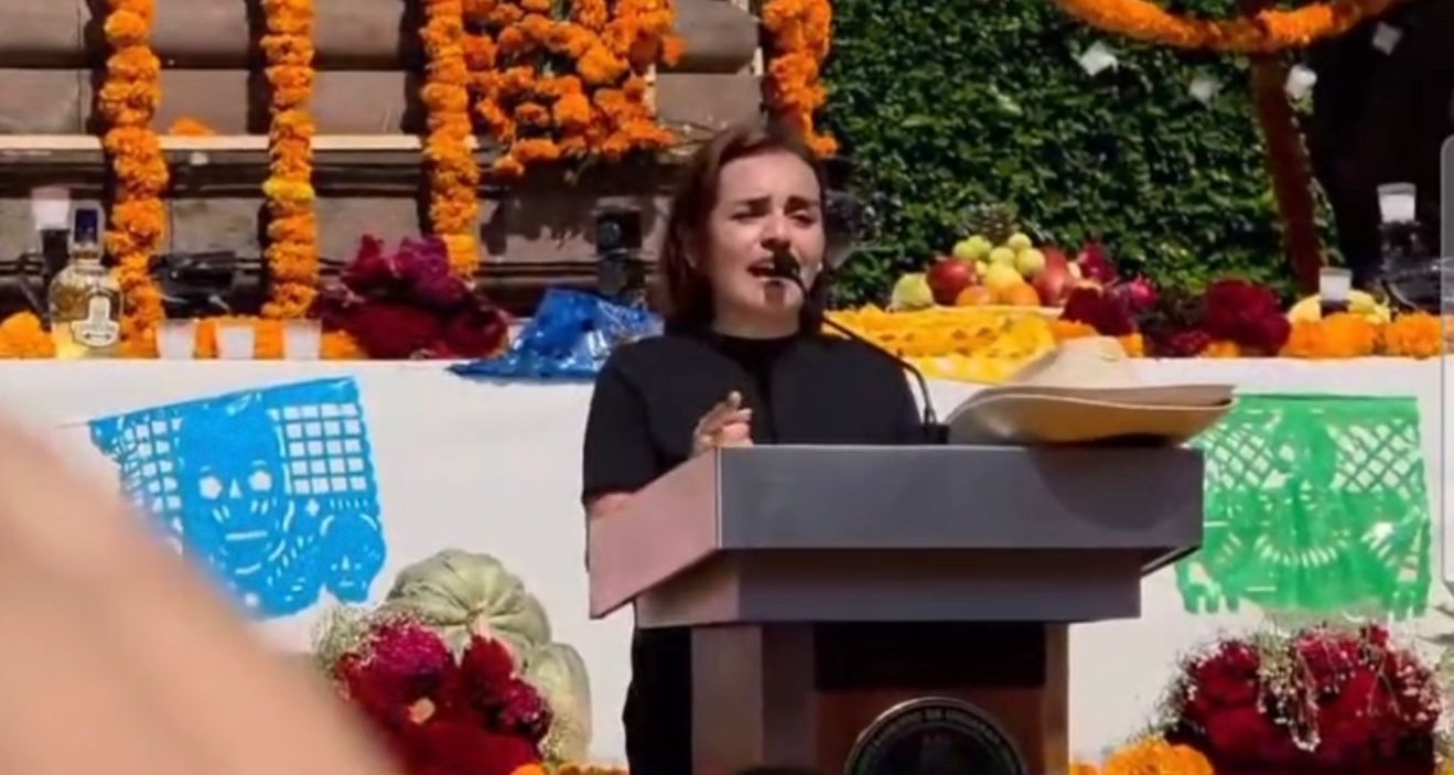 No te rindas Uruapan, clama Grecia Quiroz, viuda de Carlos Manzo