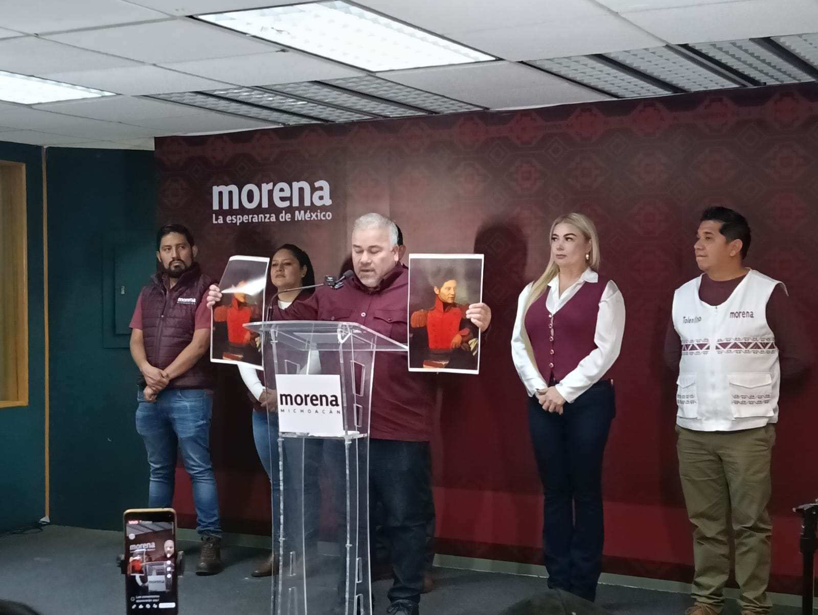 Morena Michoacán reconoce a Nicolás Maduro como presidente legítimo de Venezuela.