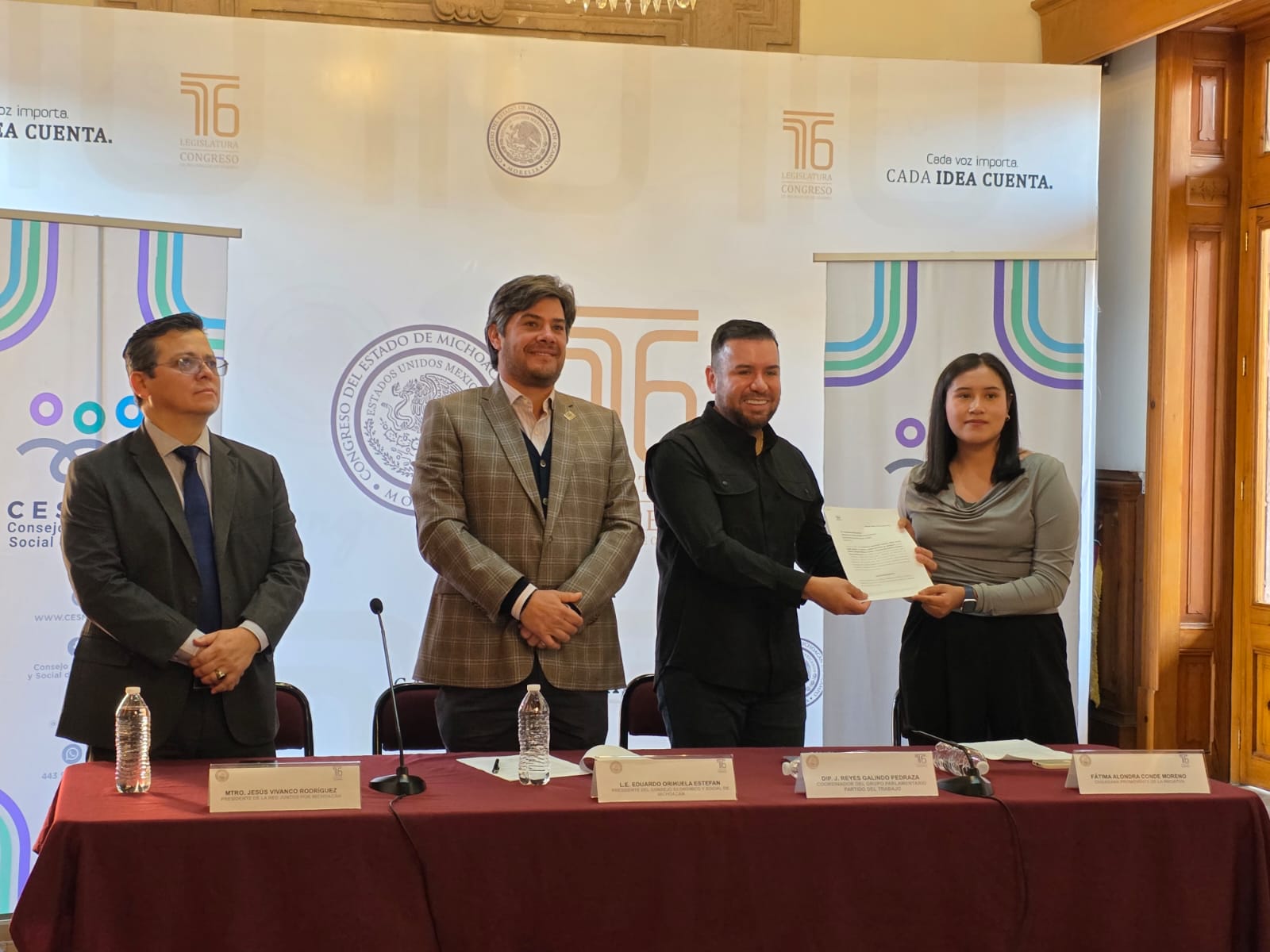 Presenta Cesmich iniciativa Ciudadana para reforma a la Ley de Educación, para fomento a la Cultura de La Paz