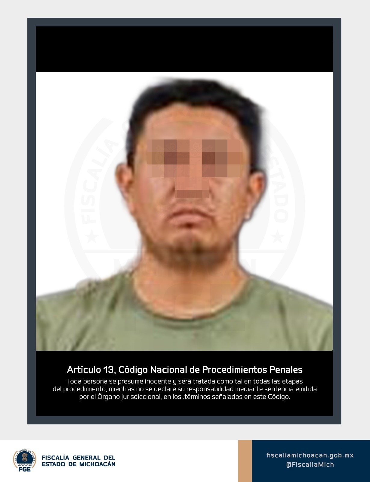 FGE captura a otro presunto partícipe en el caso Manzo