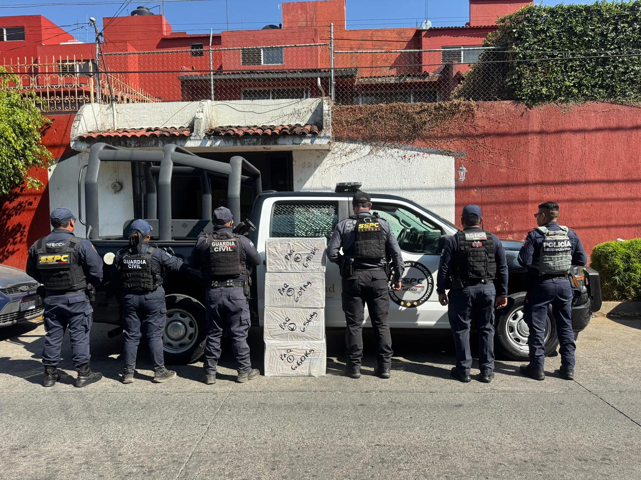 Fuerte operativo permite asegurar más de 20 kilos de narcóticos