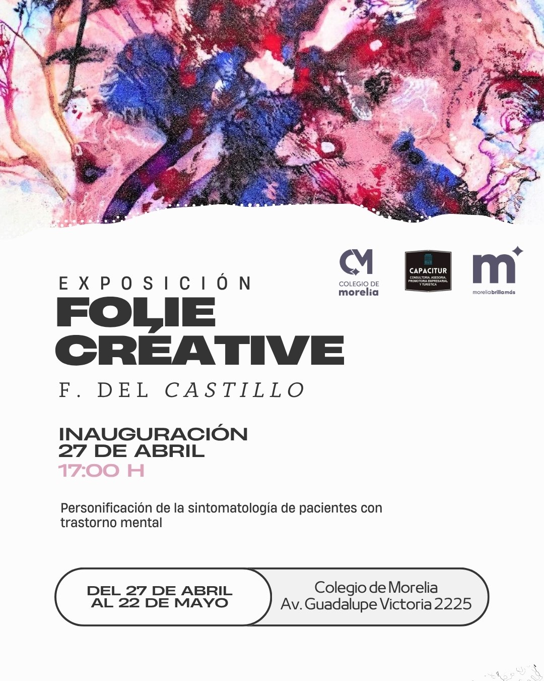 El Colegio de Morelia impulsa el talento local con la exposición “Folie Créative”