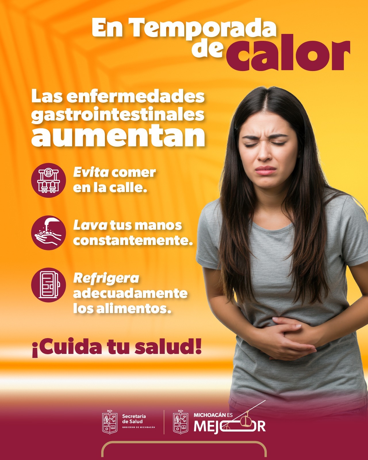Conoce las recomendaciones para prevenir enfermedades diarreicas por calor