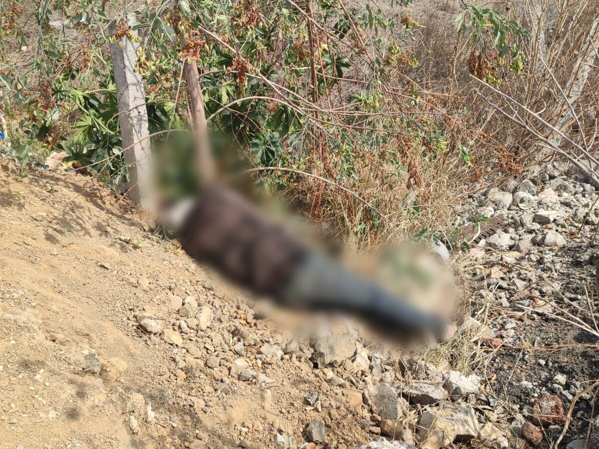 Vendado y con el tiro de gracia,  lo tiran en inmediaciones de La Soledad