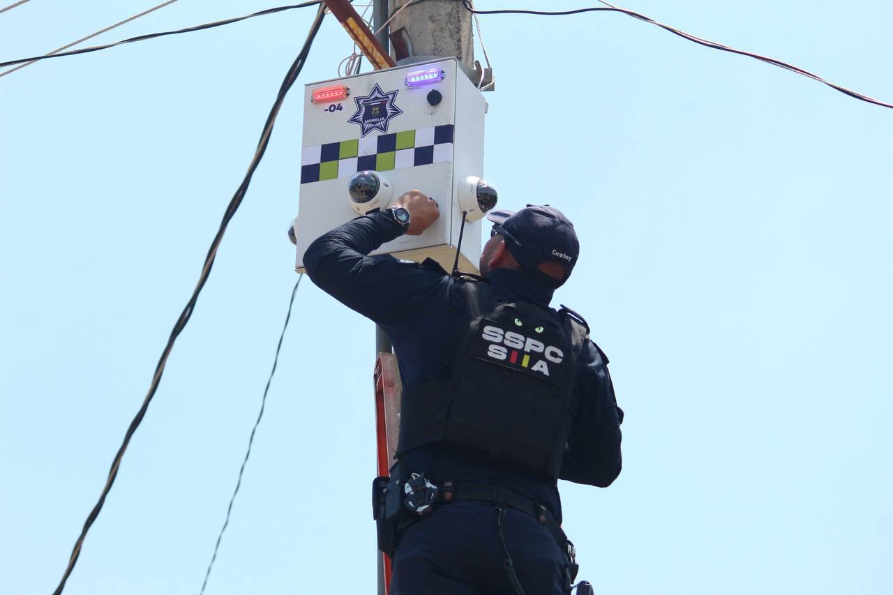 Refuerza Policía Morelia vigilancia en comunidades rurales, con instalación de cámaras enlazadas al C4 SIIA