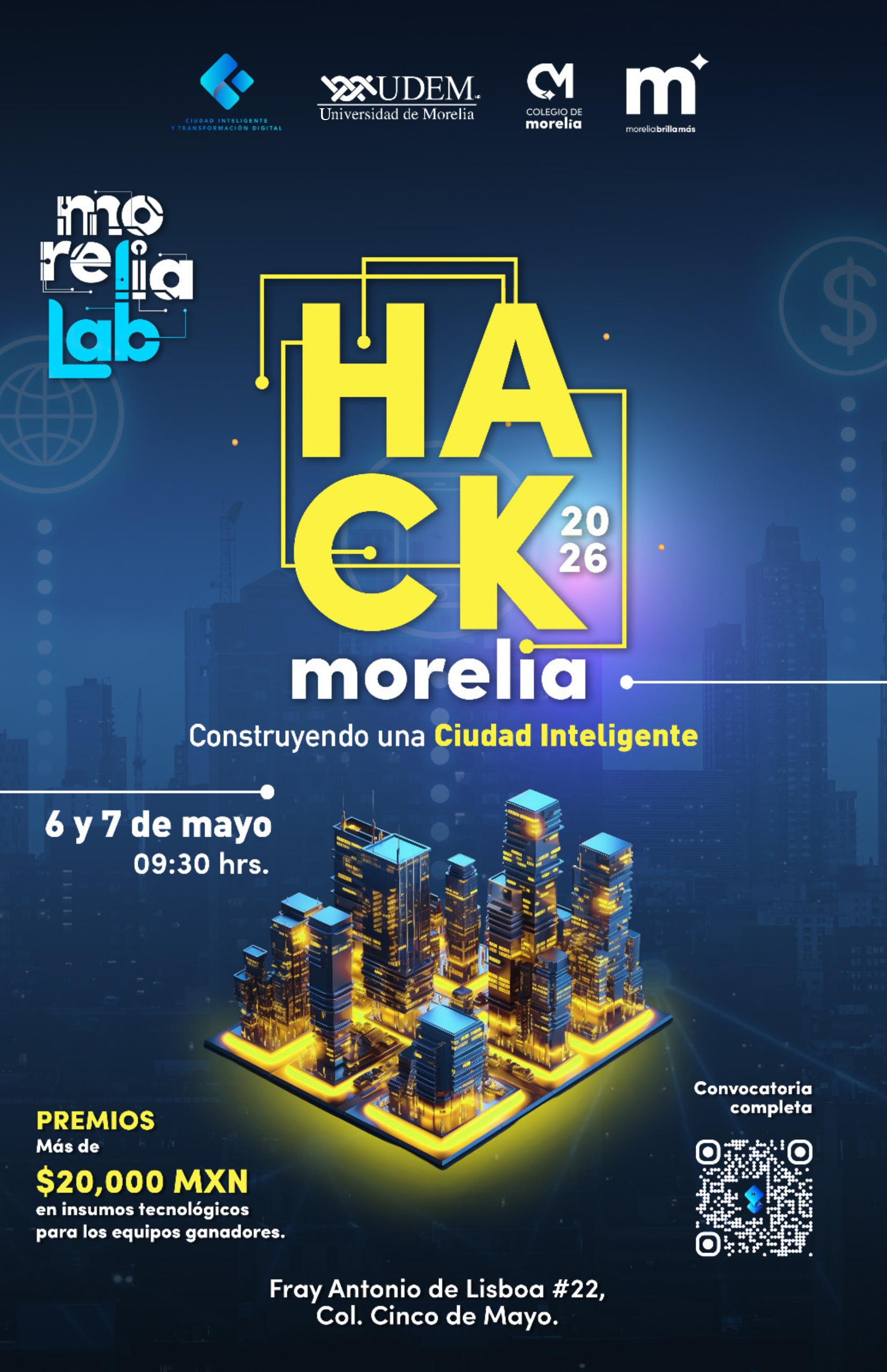 Últimos días de registro para la competencia tecnológica ‘Hack Morelia 2026’