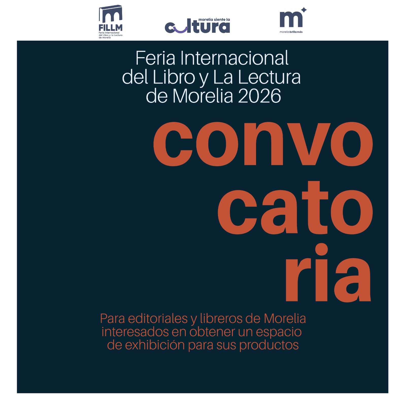 SeCultura abre convocatorias para V Feria Internacional del Libro y la Lectura de Morelia