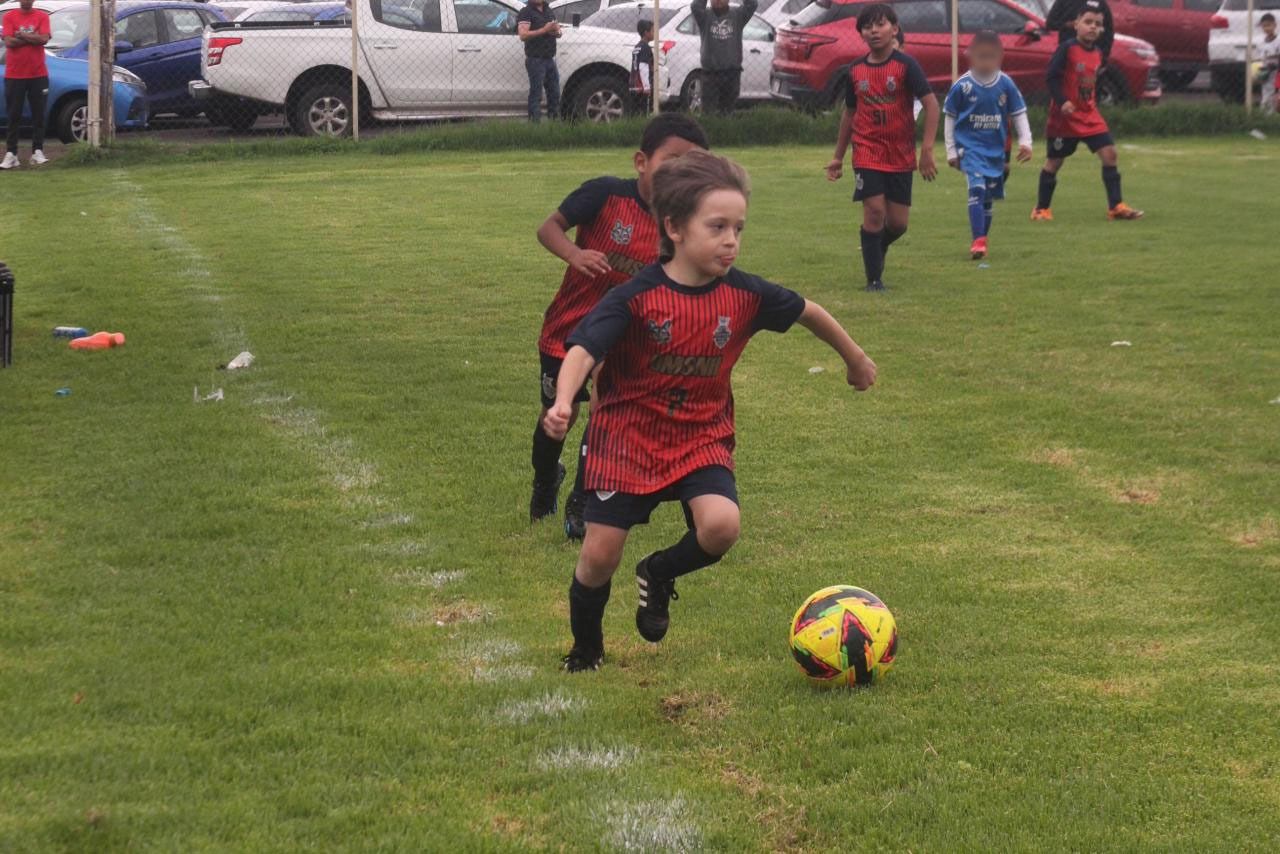 Equipo infantil de la UMSNH, subcampeones de la categoria mini-ponys de la Liga Municipal