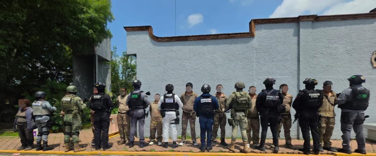 Vinculan a proceso a 10 presuntos integrantes de grupo armado