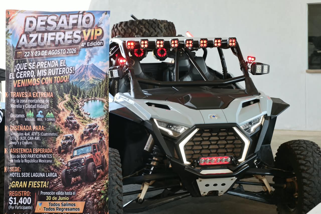 Invitan al recorrido todo terreno ‘Desafío Azufres VIP’
