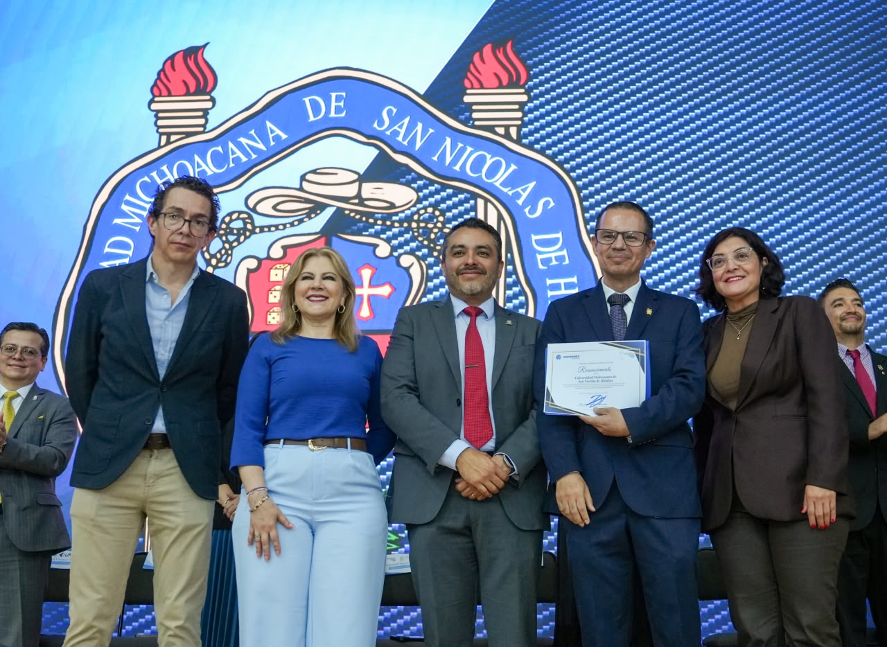 Nicolaitas reciben el Reconocimiento Coparmex a la Excelencia Educativa 2026