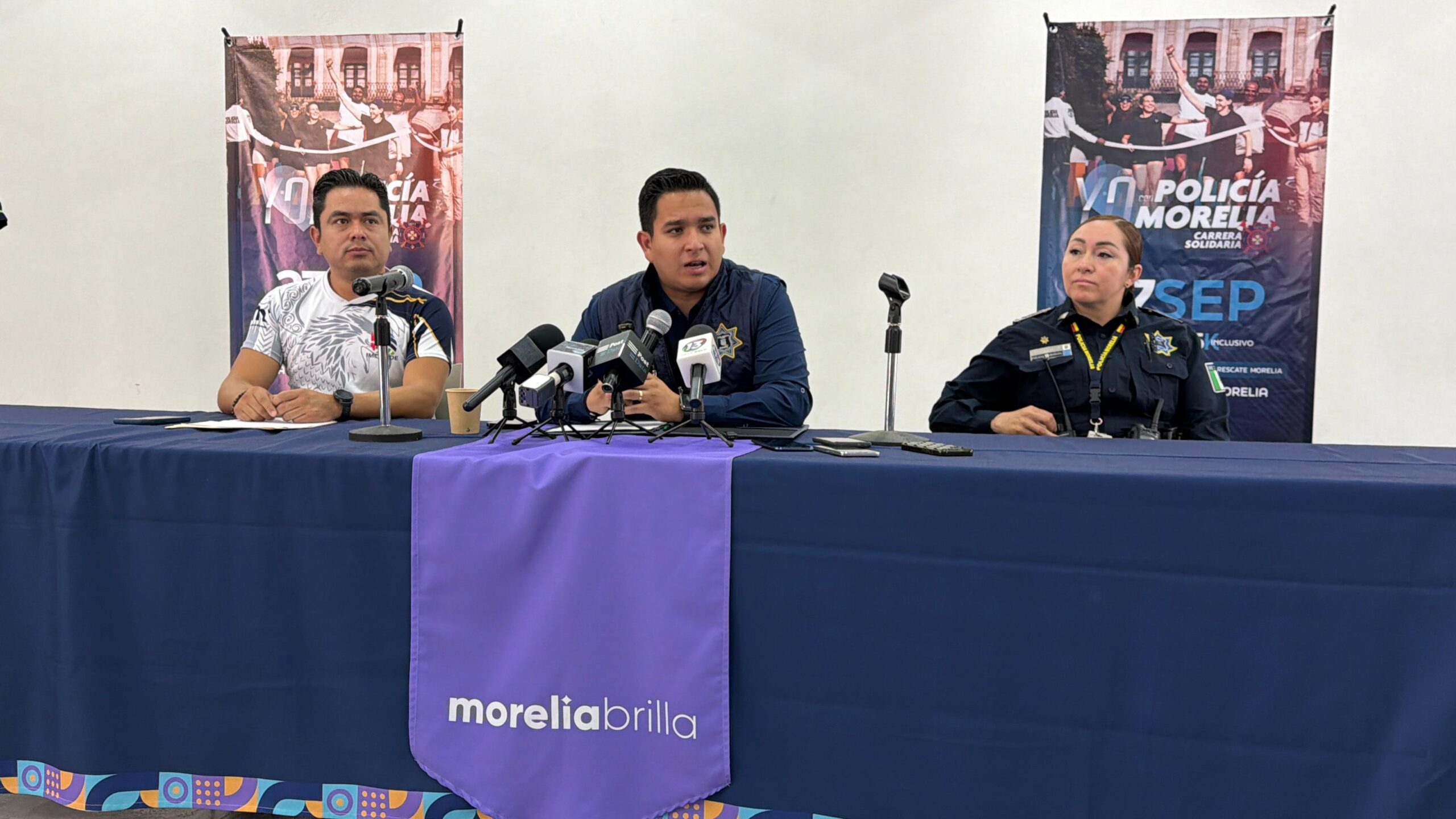 Anuncian primera carrera solidaria Yo con Policía Morelia