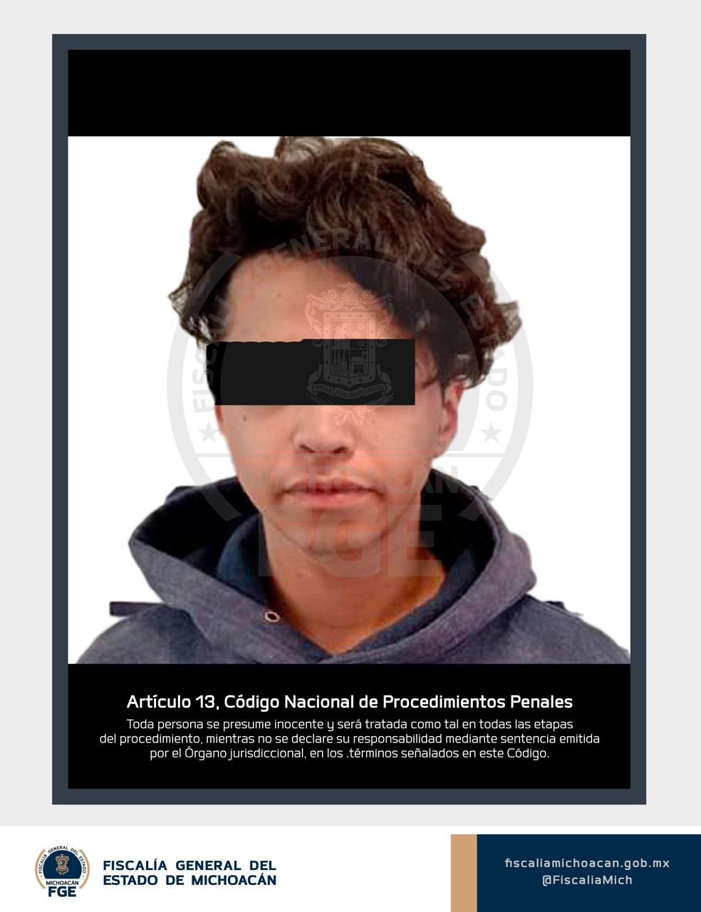 Detienen a presunto homicida de joven en Jacona