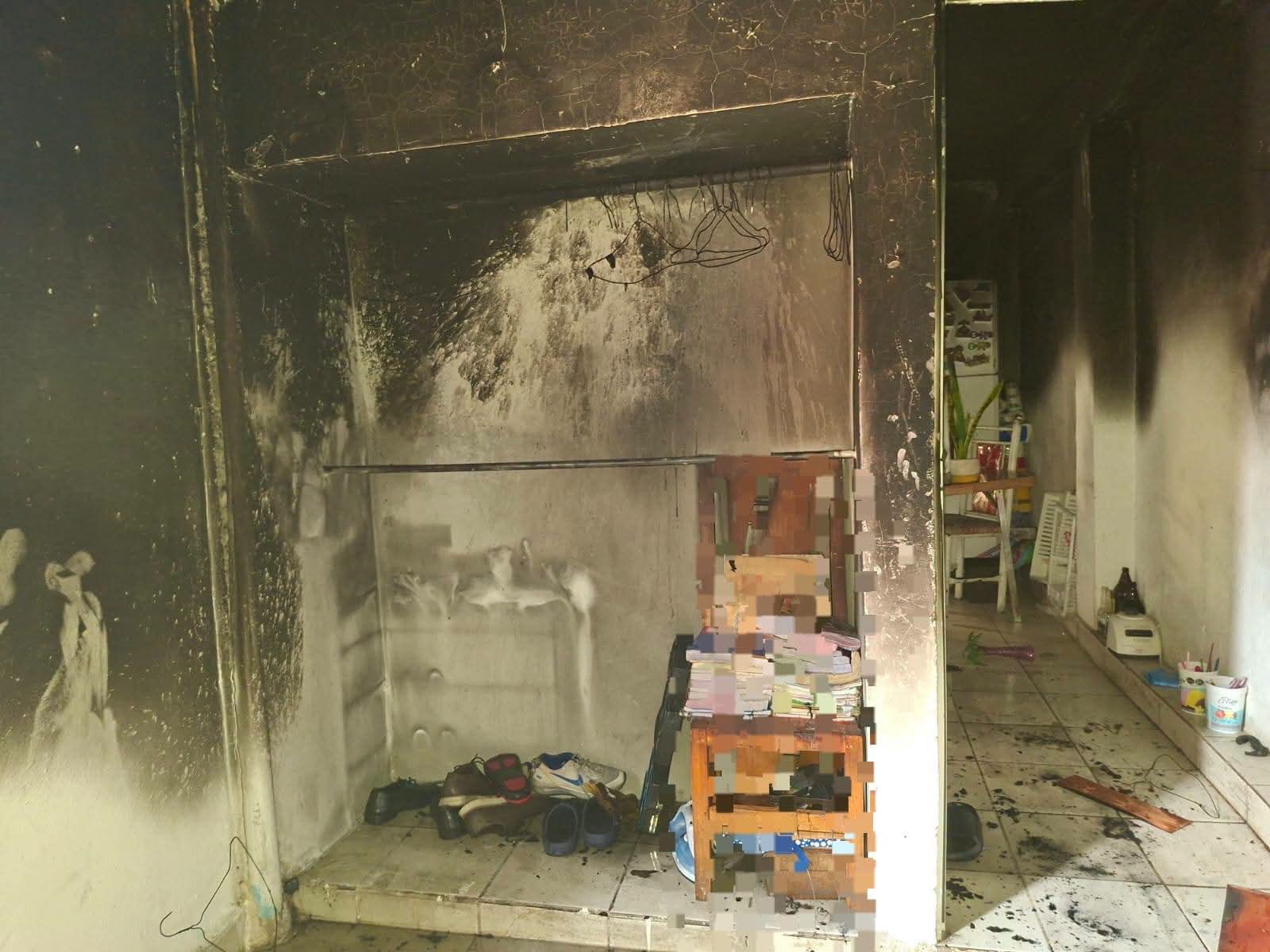 Fuego consume habitación de vivienda en Zitácuaro