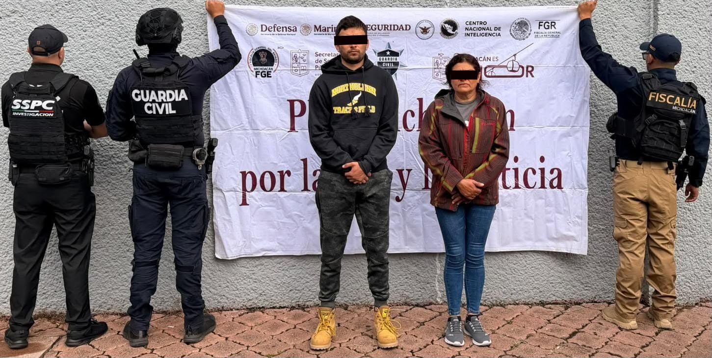 Caen dos por presunta extorsión y aseguran más de una tonelada de marihuana