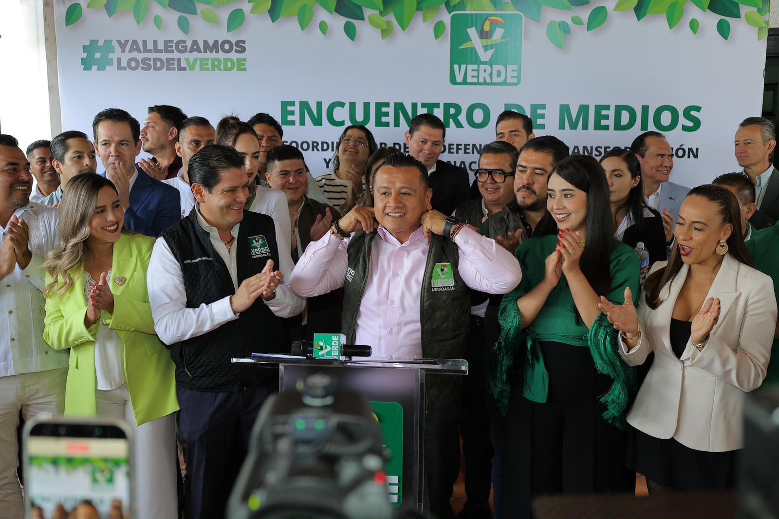 PVEM respalda a Carlos Torres Piña y destaca unidad de la militancia