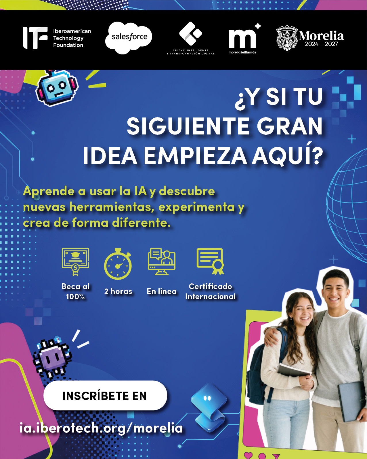 Gobierno de Morelia abre convocatoria de becas gratuitas para aprender inteligencia artificial
